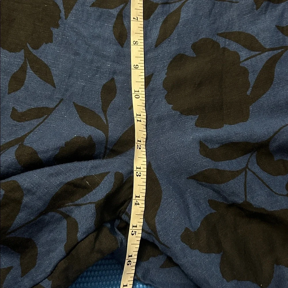 Kate Spade Navy and Black Floral Jumpsuit